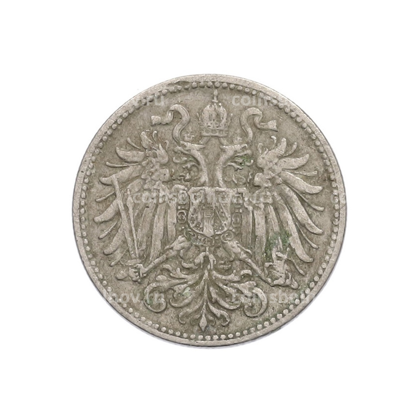 Монета 10 геллеров 1895 года Австрия (вид 2)