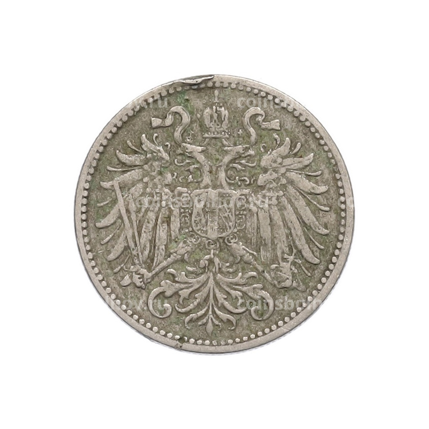 Монета 10 геллеров 1895 года Австрия (вид 2)