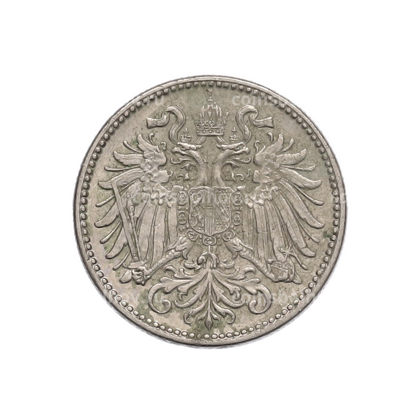 Монета 10 геллеров 1908 года Австрия (вид 2)