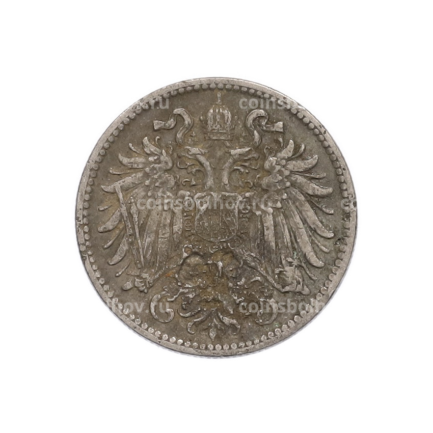 Монета 10 геллеров 1908 года Австрия (вид 2)