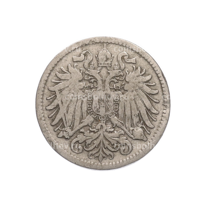 Монета 10 геллеров 1895 года Австрия (вид 2)