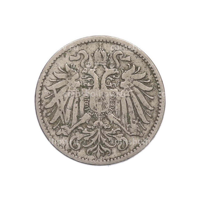 Монета 10 геллеров 1893 года Австрия (вид 2)