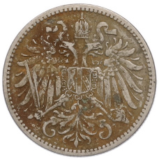 Монета 10 геллеров 1895 года Австрия (реверс)