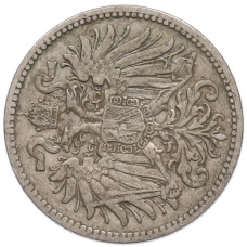 Монета 10 геллеров 1895 года Австрия (реверс)