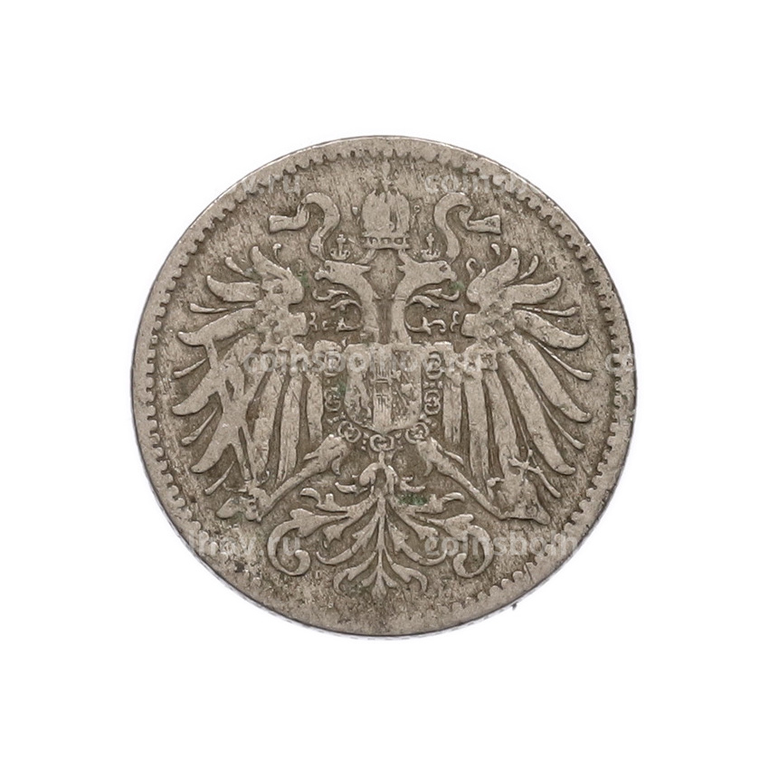 Монета 10 геллеров 1893 года Австрия (вид 2)