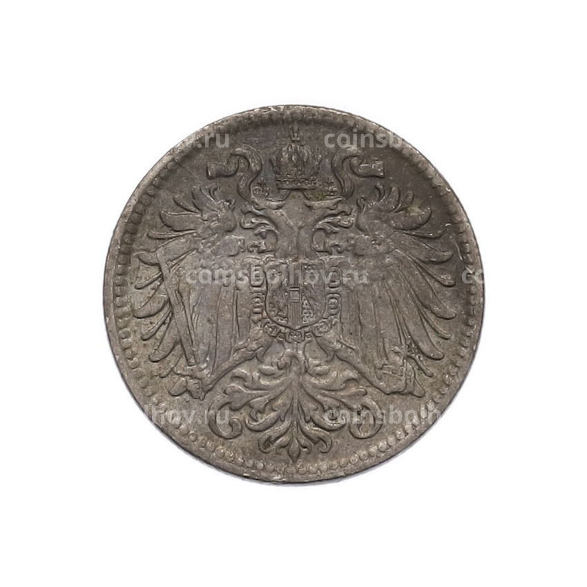 Монета 10 геллеров 1908 года Австрия (вид 2)