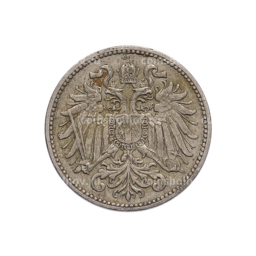 Монета 10 геллеров 1910 года Австрия (вид 2)