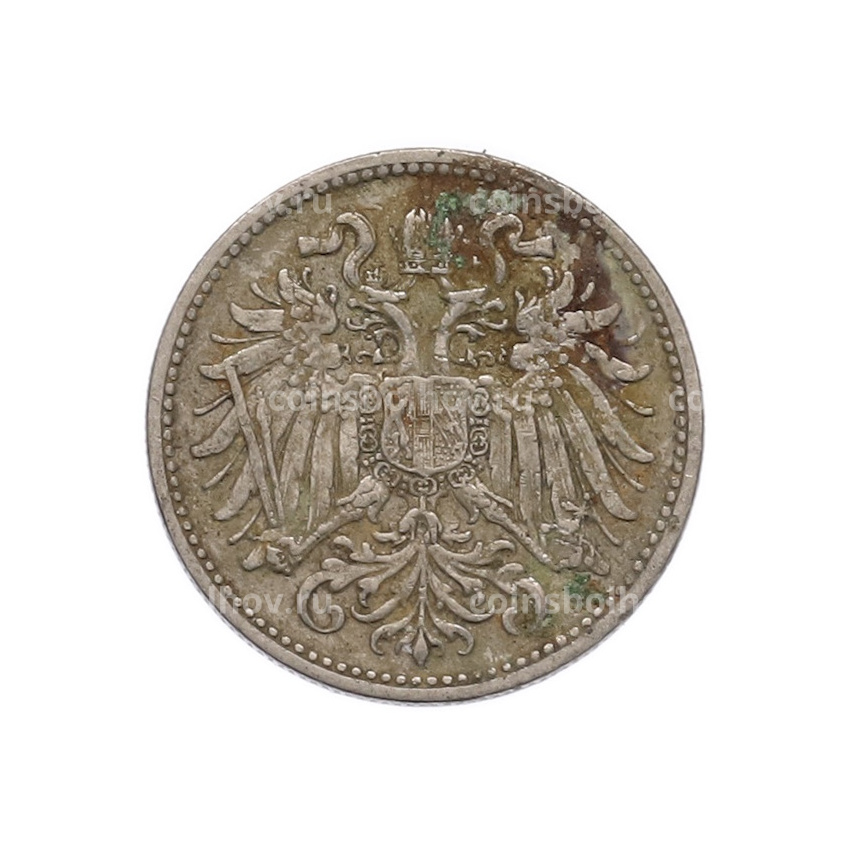 Монета 10 геллеров 1907 года Австрия (вид 2)