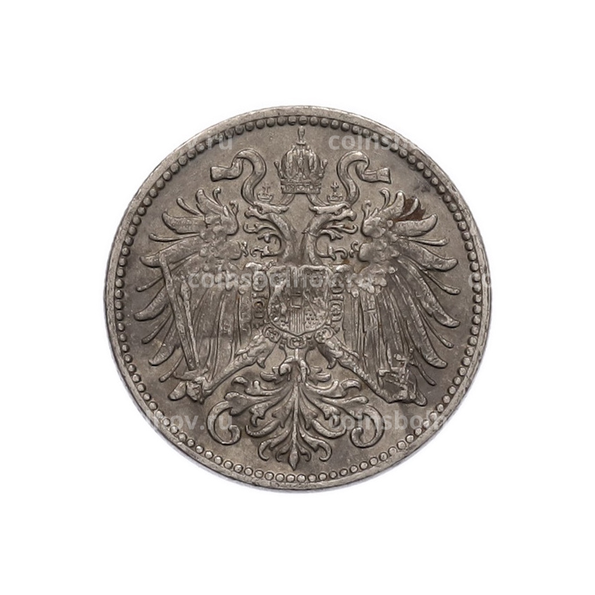 Монета 10 геллеров 1909 года Австрия (вид 2)