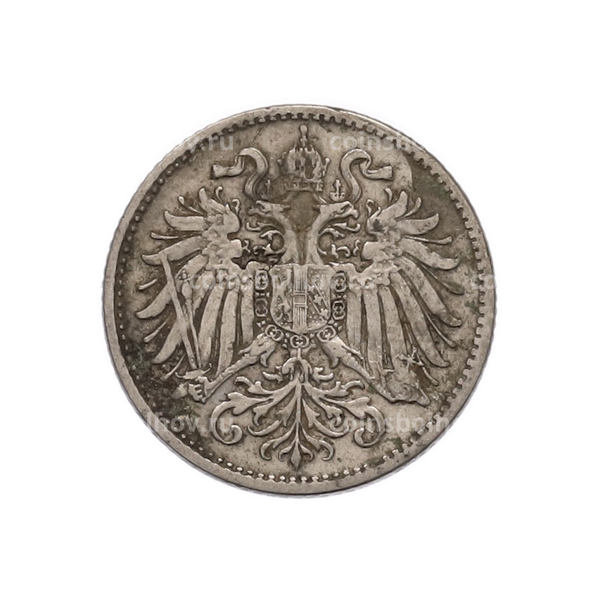 Монета 10 геллеров 1893 года Австрия (вид 2)