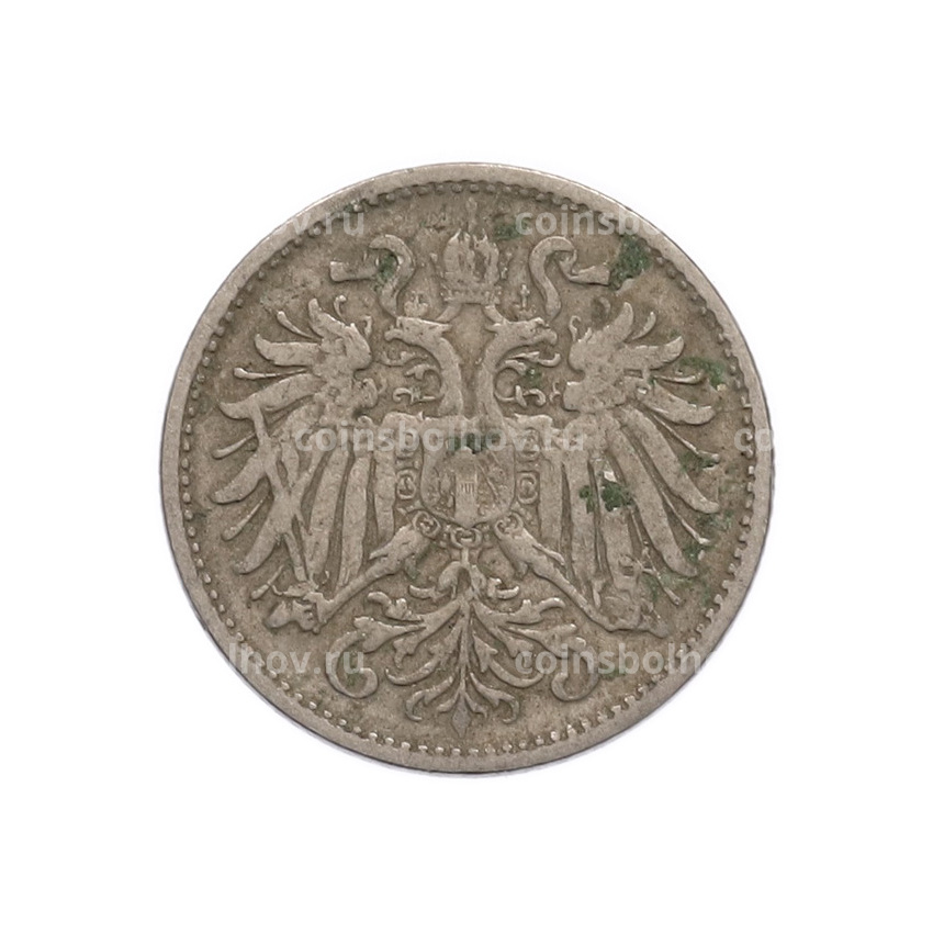 Монета 10 геллеров 1893 года Австрия (вид 2)