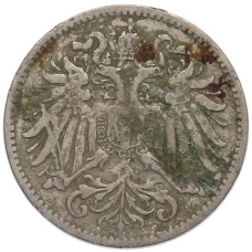 Монета 10 геллеров 1894 года Австрия (реверс)