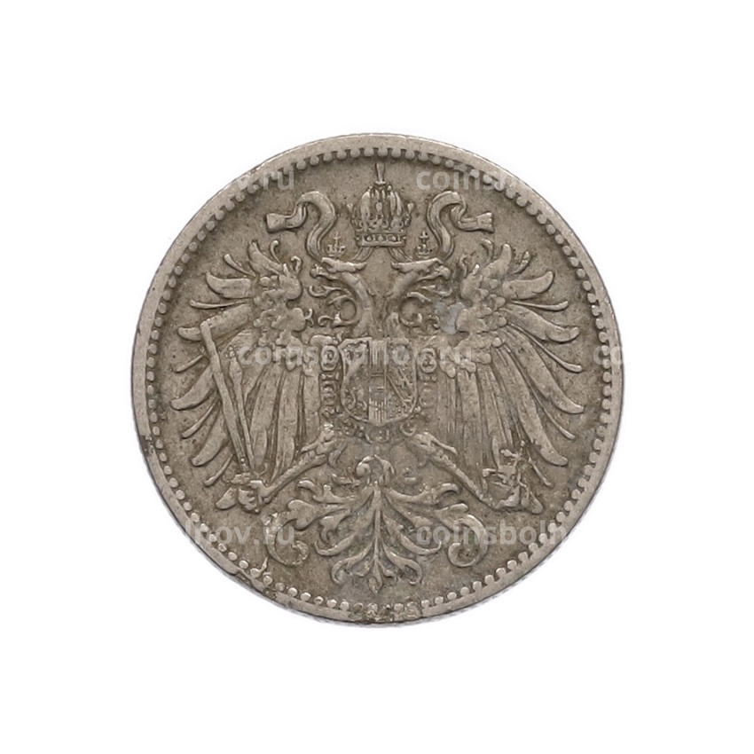 Монета 10 геллеров 1908 года Австрия (вид 2)