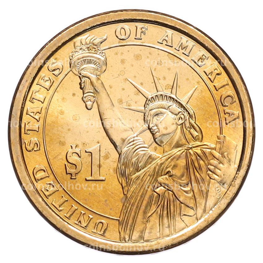 Монета 1 доллар 2013 года (D) США «25-й президент США Уильям Мак-Кинли» (вид 2)