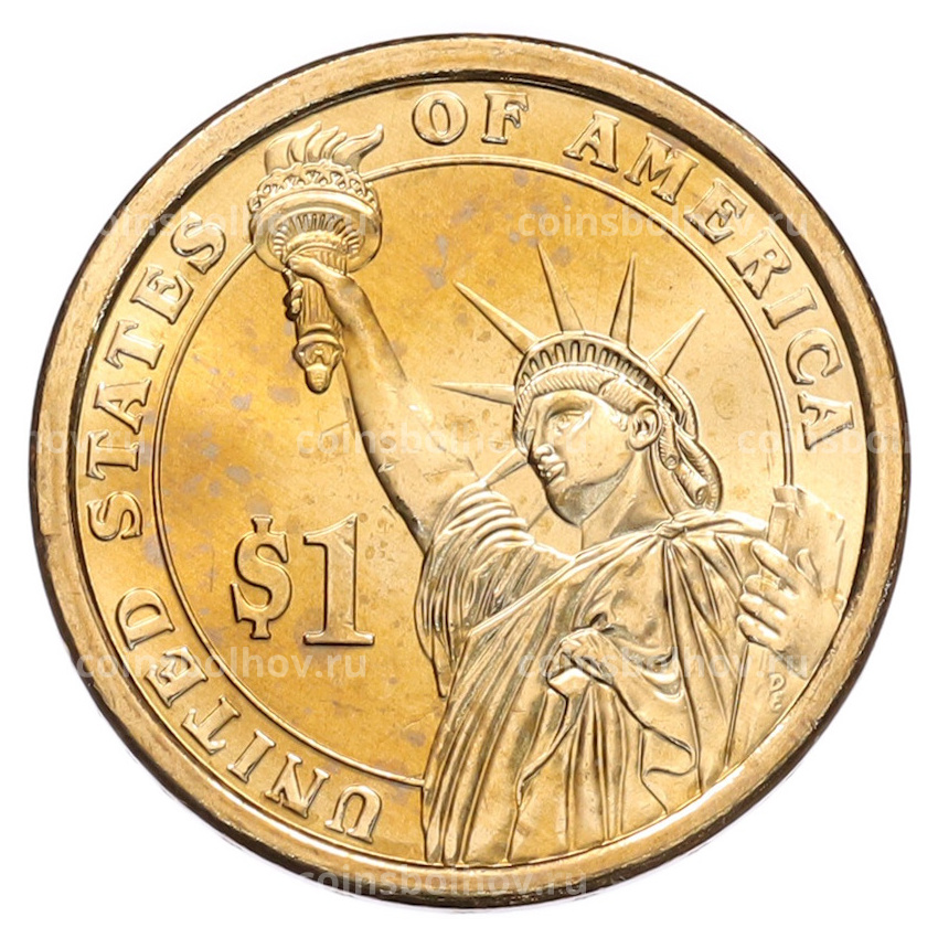 Монета 1 доллар 2013 года (D) США «25-й президент США Уильям Мак-Кинли» (вид 2)