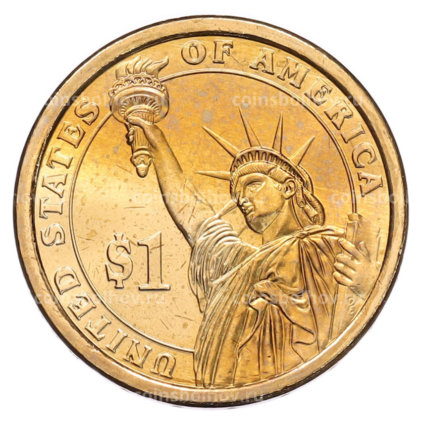 Монета 1 доллар 2013 года (D) США «25-й президент США Уильям Мак-Кинли» (вид 2)