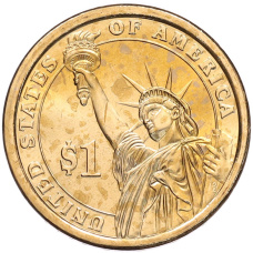 Монета 1 доллар 2013 года (D) США «25-й президент США Уильям Мак-Кинли» (реверс)