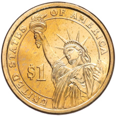 Монета 1 доллар 2013 года (D) США «25-й президент США Уильям Мак-Кинли» (реверс)