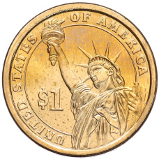 Монета 1 доллар 2013 года (D) США «25-й президент США Уильям Мак-Кинли» (реверс)