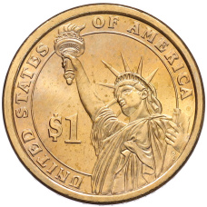 Монета 1 доллар 2013 года (D) США «25-й президент США Уильям Мак-Кинли» (реверс)