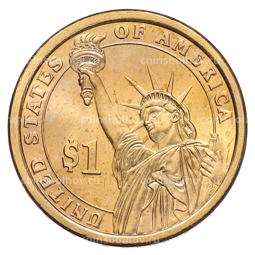 Монета 1 доллар 2013 года (D) США «25-й президент США Уильям Мак-Кинли» (вид 2)