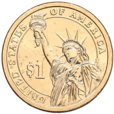 Монета 1 доллар 2010 года (P) США «16-й президент США Авраам Линкольн» (реверс)