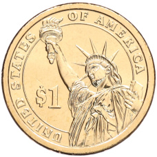 Монета 1 доллар 2010 года (P) США «16-й президент США Авраам Линкольн» (реверс)