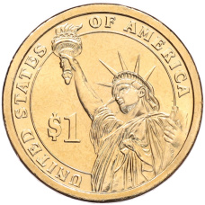 Монета 1 доллар 2010 года (P) США «16-й президент США Авраам Линкольн» (реверс)