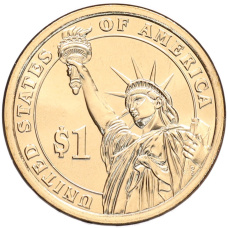 Монета 1 доллар 2020 года (D) США «41-й президент США Джордж Герберт Уокер Буш» (реверс)