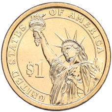 Монета 1 доллар 2012 года (Р) США «24-й президент США Гровер Кливленд» (реверс)