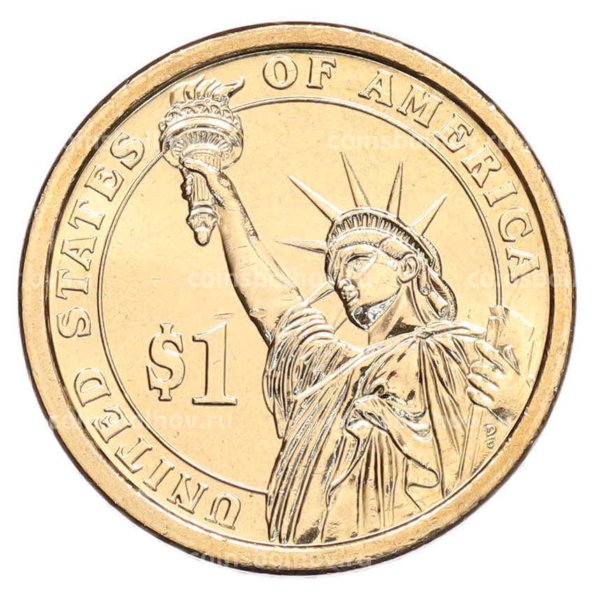 Монета 1 доллар 2012 года (Р) США «24-й президент США Гровер Кливленд» (вид 2)