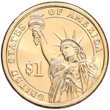 Монета 1 доллар 2020 года (D) США «41-й президент США Джордж Герберт Уокер Буш» (реверс)