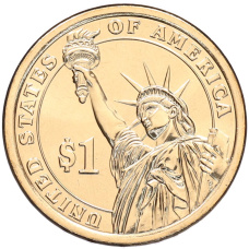 Монета 1 доллар 2020 года (D) США «41-й президент США Джордж Герберт Уокер Буш» (реверс)