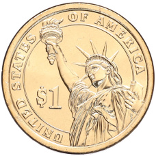 Монета 1 доллар 2020 года (D) США «41-й президент США Джордж Герберт Уокер Буш» (реверс)