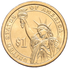 Монета 1 доллар 2013 года (D) США «26-й президент США Теодор Рузвельт» (реверс)