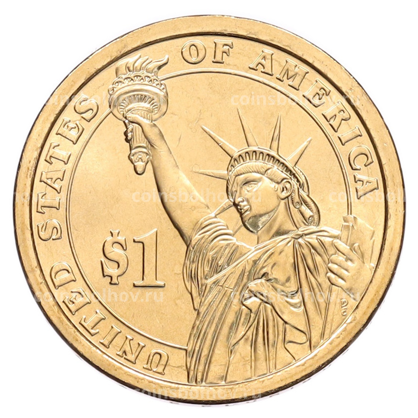 Монета 1 доллар 2013 года (D) США «26-й президент США Теодор Рузвельт» (вид 2)