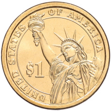 Монета 1 доллар 2013 года (D) США «26-й президент США Теодор Рузвельт» (реверс)