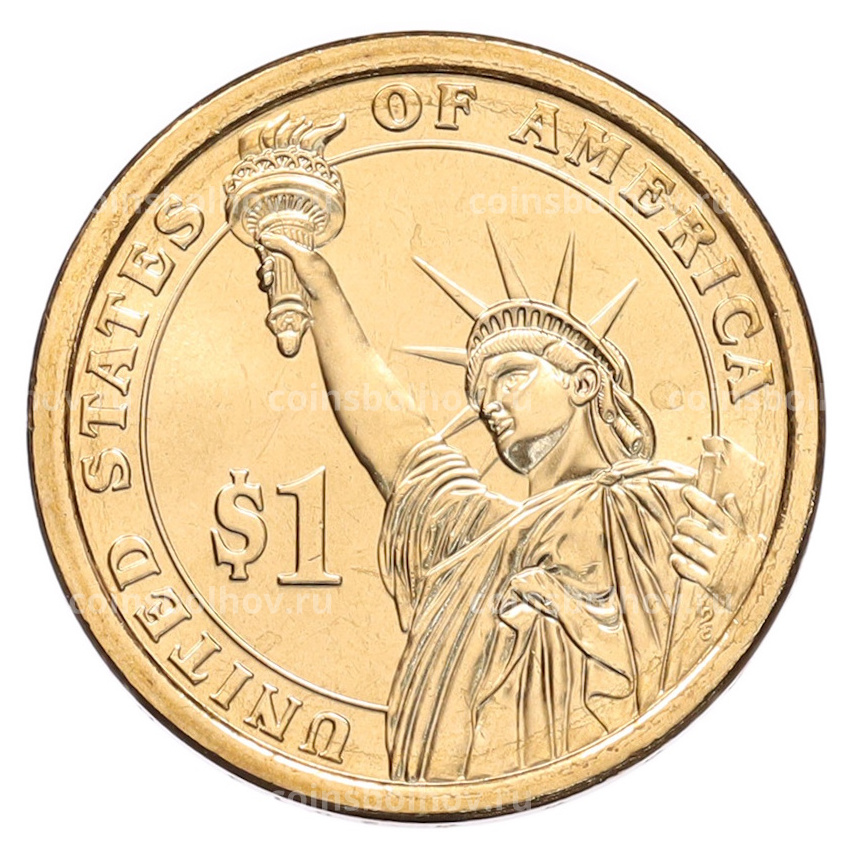 Монета 1 доллар 2013 года (D) США «26-й президент США Теодор Рузвельт» (вид 2)