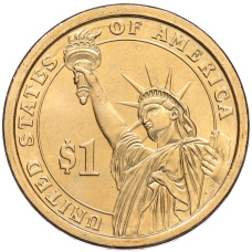 Монета 1 доллар 2013 года (D) США «26-й президент США Теодор Рузвельт» (реверс)