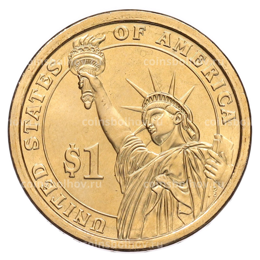 Монета 1 доллар 2013 года (D) США «26-й президент США Теодор Рузвельт» (вид 2)