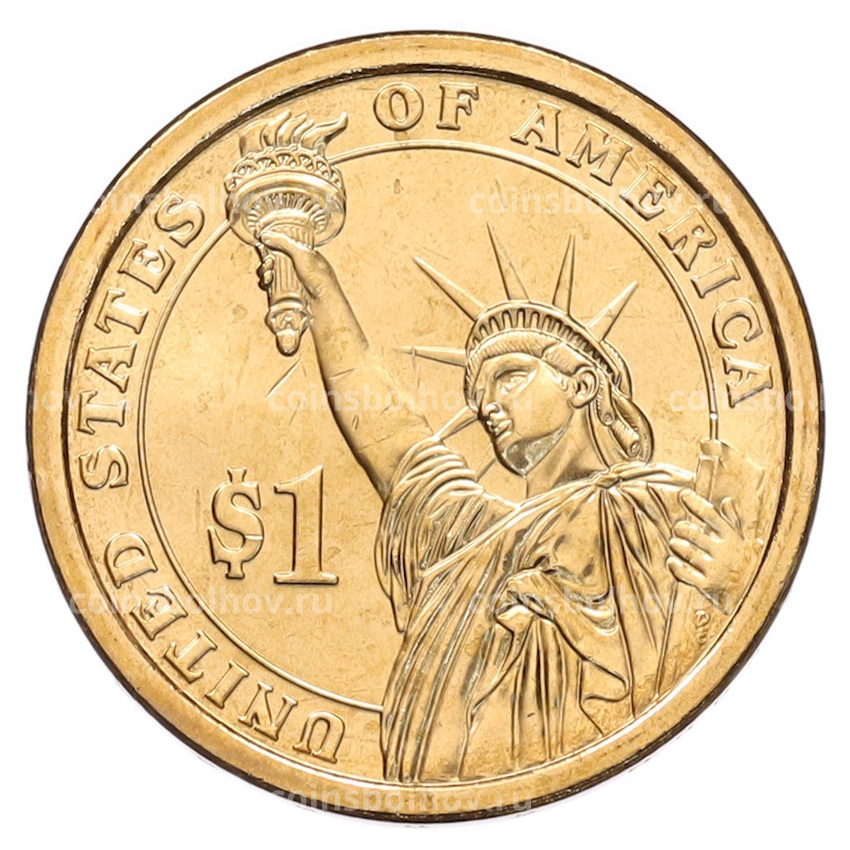 Монета 1 доллар 2013 года (D) США «26-й президент США Теодор Рузвельт» (вид 2)