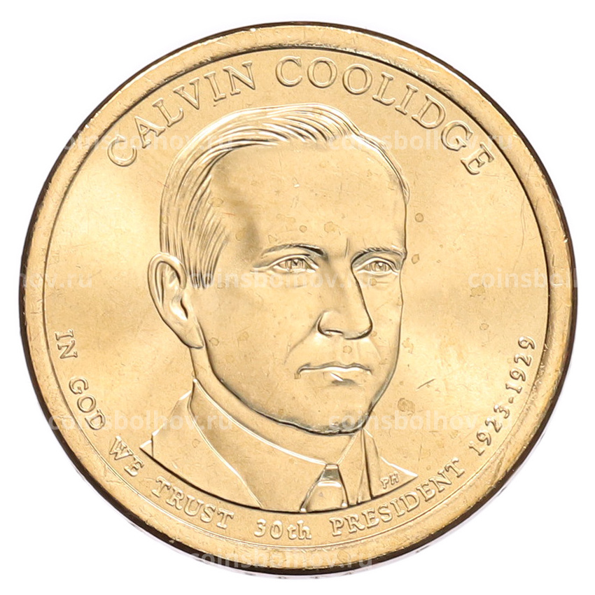 Монета 1 доллар 2014 года (Р) США «30-й президент США Калвин Кулидж»