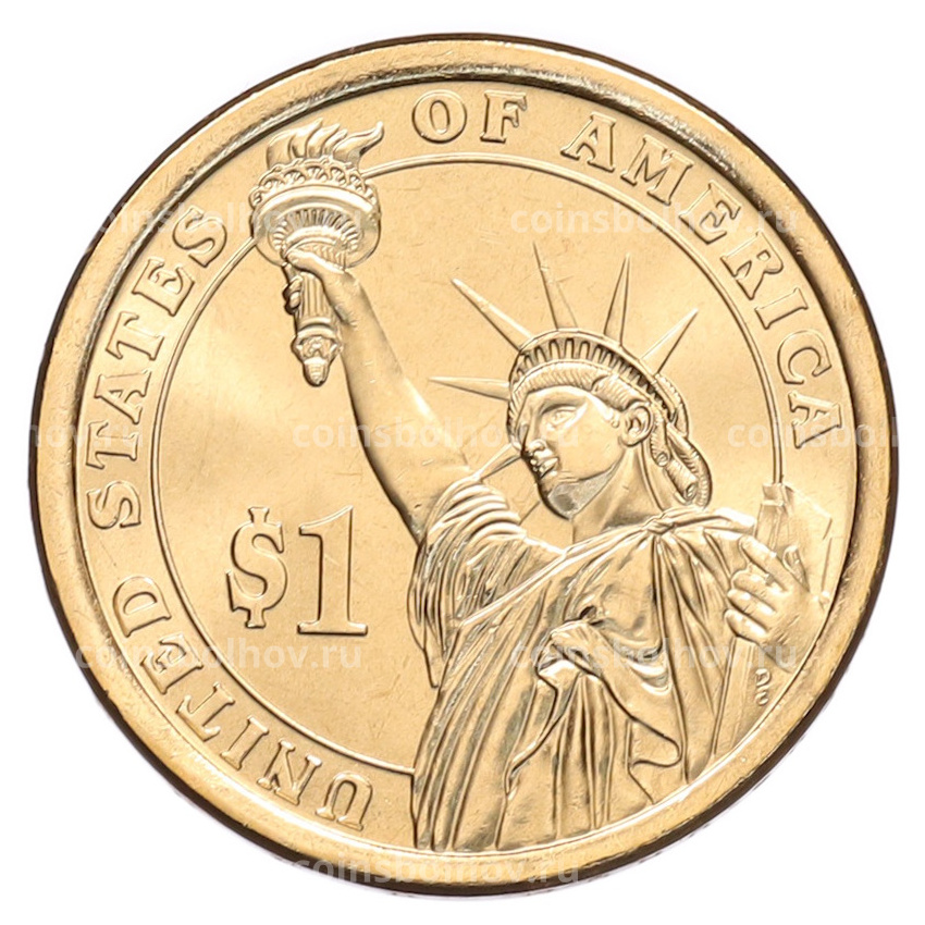 Монета 1 доллар 2014 года (Р) США «30-й президент США Калвин Кулидж» (вид 2)