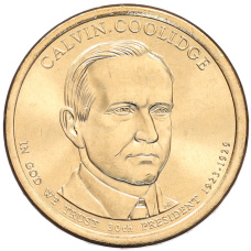 Монета 1 доллар 2014 года (Р) США «30-й президент США Калвин Кулидж» (аверс)