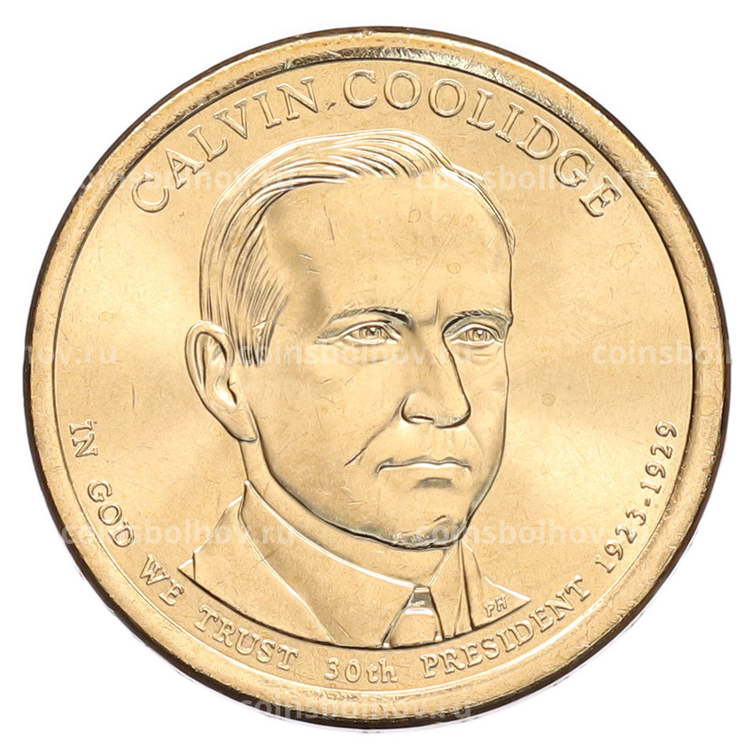Монета 1 доллар 2014 года (Р) США «30-й президент США Калвин Кулидж»