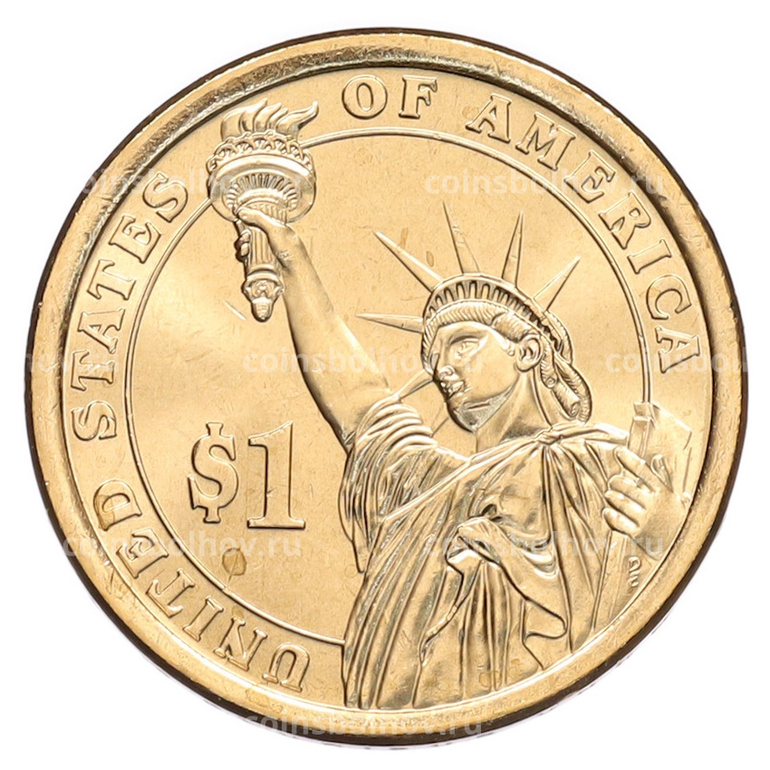 Монета 1 доллар 2014 года (Р) США «30-й президент США Калвин Кулидж» (вид 2)