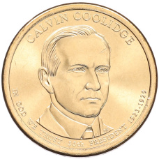 Монета 1 доллар 2014 года (Р) США «30-й президент США Калвин Кулидж» (аверс)