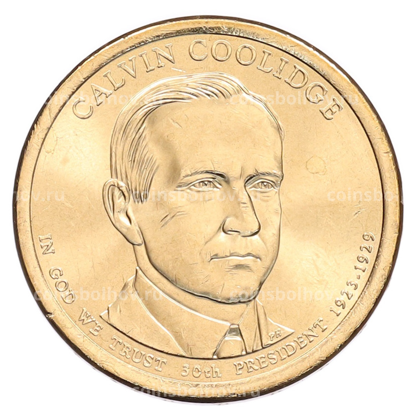 Монета 1 доллар 2014 года (Р) США «30-й президент США Калвин Кулидж»