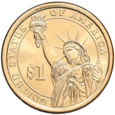 Монета 1 доллар 2014 года (Р) США «30-й президент США Калвин Кулидж» (реверс)