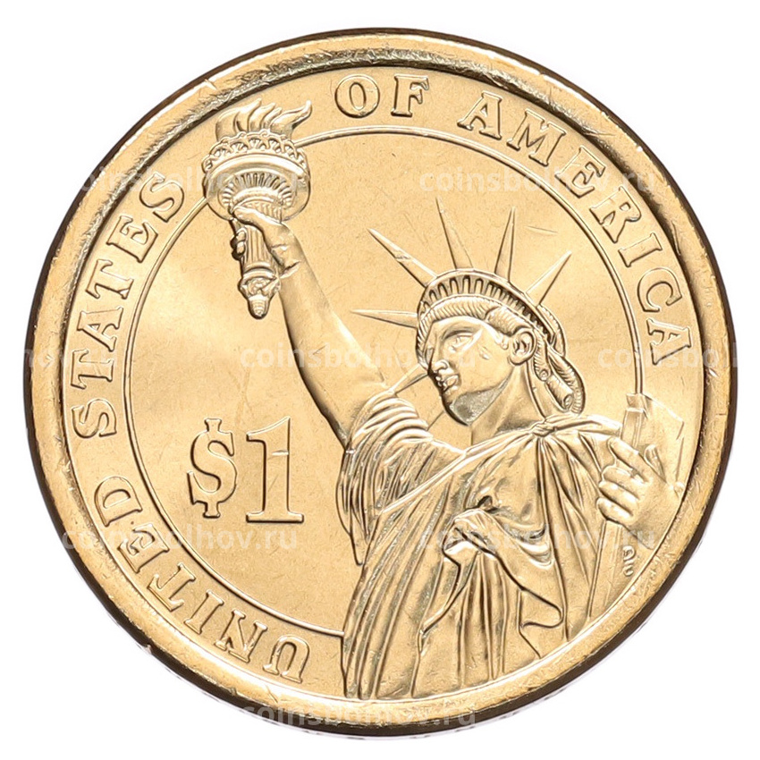 Монета 1 доллар 2014 года (Р) США «30-й президент США Калвин Кулидж» (вид 2)